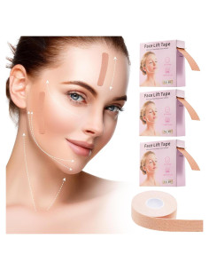 Cinta Elevadora Antiarrugas YHDSYN - 3 Cajas, Tono Piel