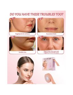 Cinta Elevadora Antiarrugas YHDSYN - 3 Cajas, Tono Piel 2