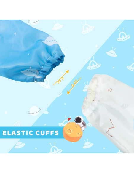 Babero Impermeable Little Dimsum para Bebés - Paquete de 2