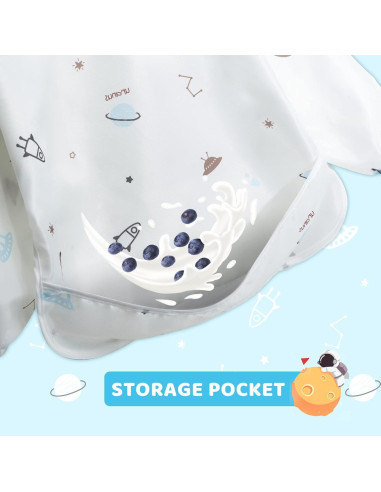 Babero Impermeable Little Dimsum para Bebés - Paquete de 2