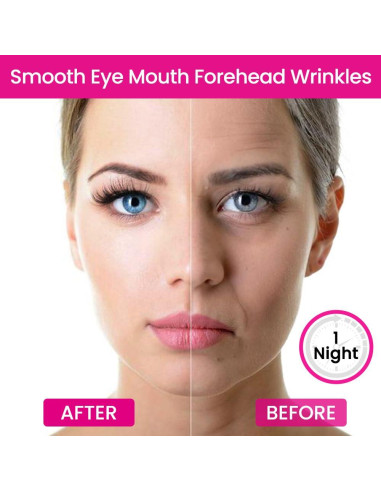 Parches Antiarrugas Kaely 192 Pcs Silicona para la Cara