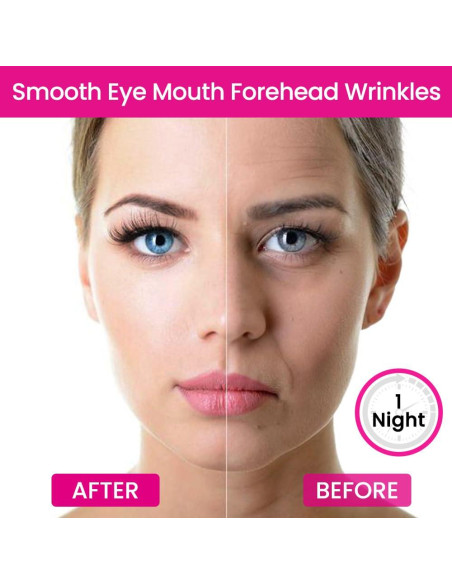 Parches Antiarrugas Kaely 192 Pcs Silicona para la Cara