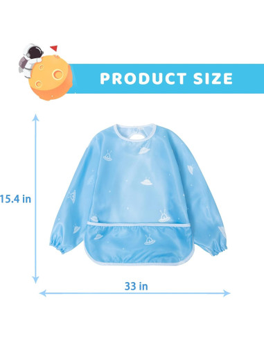 Babero Impermeable Little Dimsum para Bebés - Paquete de 2