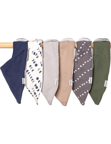 Baberos Bandana Unisex Gerber - 10 Piezas Multicolor