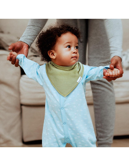 Baberos Bandana Egmao 12 Piezas Algodón Suave Ajustables