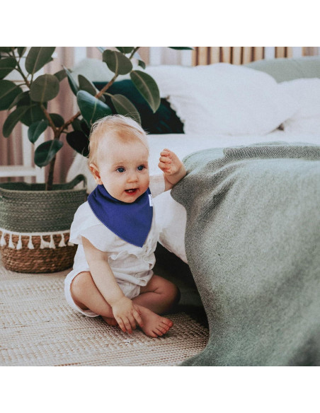 Baberos Bandana Egmao 12 Piezas Algodón Suave Ajustables