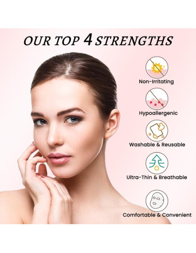 Parches Antiarrugas Kaely 192 Pcs Silicona para la Cara