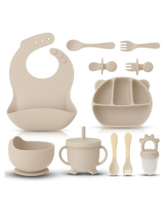 Juego de Alimentación para Bebés UMTOTBAY 12 Piezas Antideslizante