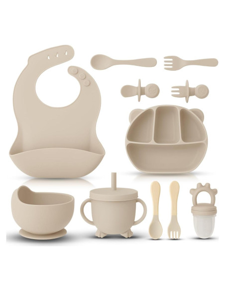 Juego de Alimentación para Bebés UMTOTBAY 12 Piezas Antideslizante