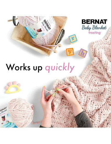 Hilo Bernat Manta de Bebé Frosting 300g 201m Poliester