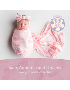 Manta de Arrullo y Cinta de Cabeza Sincerely Cozy 0-3 meses 2