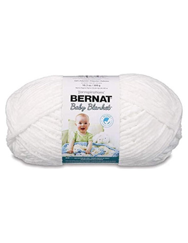 Hilo para Tejer Bernat Manta Bebé 300g Chenilla Blanco
