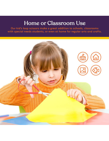 Tijeras Mini Loop Suministros Especiales 14 cm Paquete 6