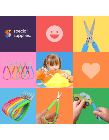 Tijeras Mini Loop Suministros Especiales 14 cm Paquete 6