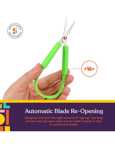 Tijeras Mini Loop Suministros Especiales 14 cm Paquete 6