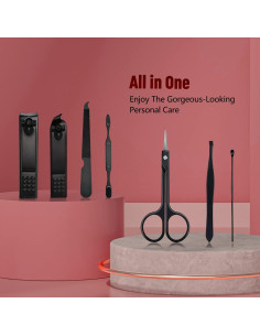 Kit de Aseo Masculino 7 en 1 UMEINAC TECH - Estuche de Cuero 2