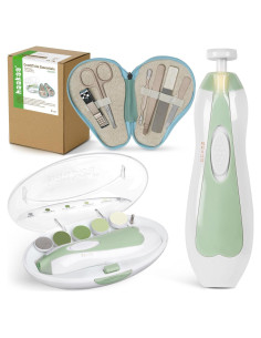 Set de Cuidado de Uñas Eléctrico Haakaa Menta Pradera