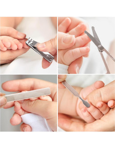 Set de Cuidado de Uñas Eléctrico Haakaa Menta Pradera 2