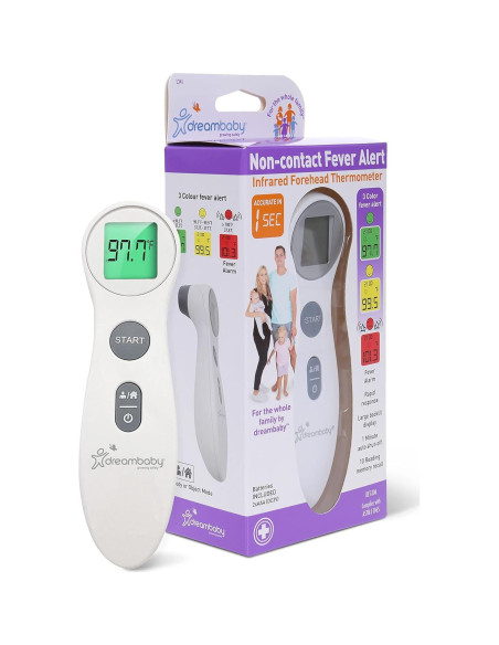 Termómetro Digital Infrarrojo Sin Contacto Dreambaby + Kit Cuidado Bebés 9 Piezas