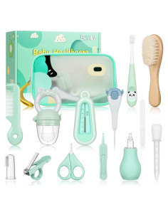 Kit de Cuidado para Bebés BESFAN 13 Piezas Verde