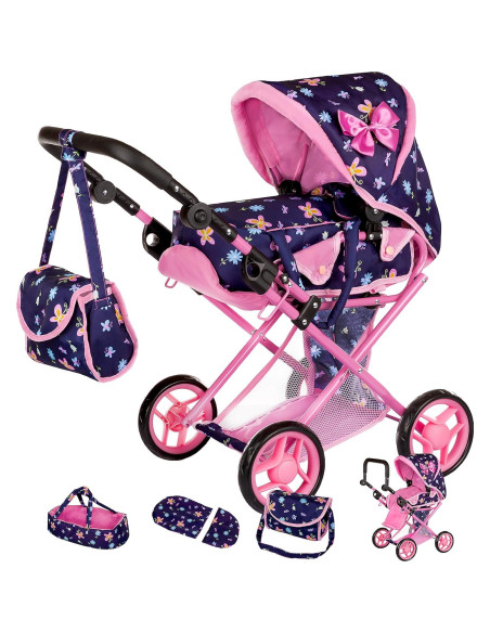 Carrito de Muñecas Kinderplay KP0200I Ajustable 36.4-64.1 cm