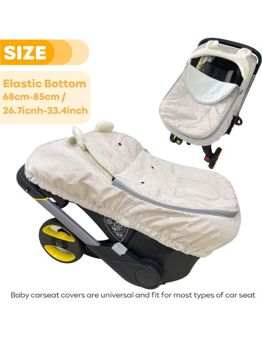 Funda de Asiento de Coche para Bebé Universal HG0748 - Invierno