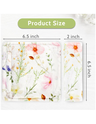 Fundas para Cinturones de Seguridad Bebé CARUILI - Flores Coloridas