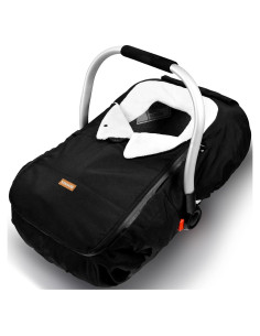 Cubierta de Asiento de Coche para Bebé Vaxaape Universal Negra