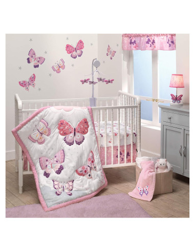 Conjunto de Ropa de Cuna 3 Piezas Bedtime Originals Mariposas