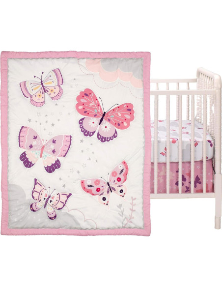 Conjunto de Ropa de Cuna 3 Piezas Bedtime Originals Mariposas