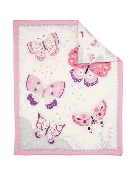 Conjunto de Ropa de Cuna 3 Piezas Bedtime Originals Mariposas