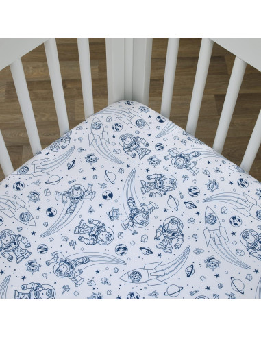 Sábana Ajustable Disney Toy Story Buzz Lightyear 71x132 cm