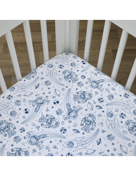 Sábana Ajustable Disney Toy Story Buzz Lightyear 71x132 cm Sábana Ajustable Disney Toy Story Buzz Lightyear 71x132 cm
