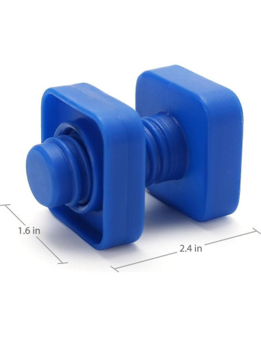 Juego de Tuercas y Tornillos Montessori LotFancy 24 Piezas