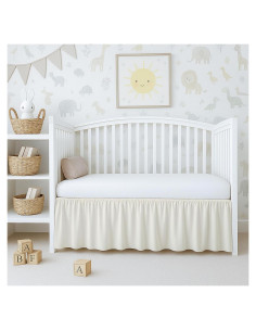 Faldón de Cuna Marfil Cottington Lane 100% Algodón 71x132 cm