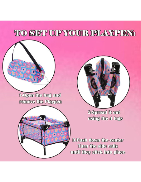 Cochecito de Muñeca 4 en 1 Dolls To Play Azul 50.8 cm