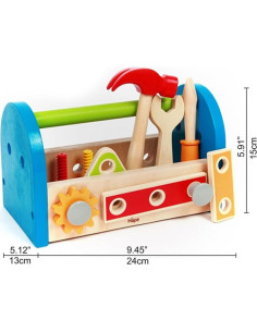 Caja de Herramientas Hape Fix-It 30 Piezas para Niños 2