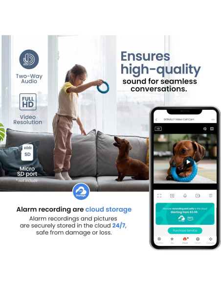 Cámara de Video Llamada Inteligente Full HD Signally 1080p