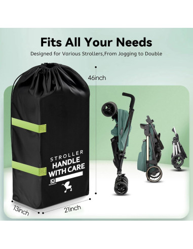 Bolsa de Viaje para Cochecito Guiseapue 117x53x33 cm