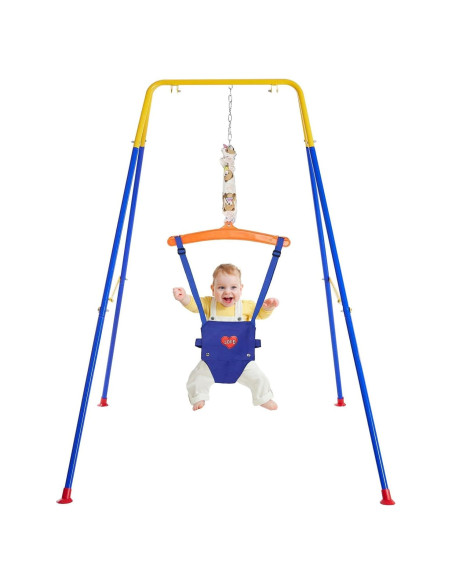 Saltarín para Bebé Qiqidog con Soporte Ajustable 127cm