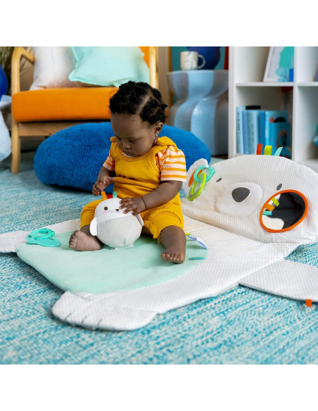 Alfombra de Actividad para Bebés Bright Starts Oso Polar 75x89 cm