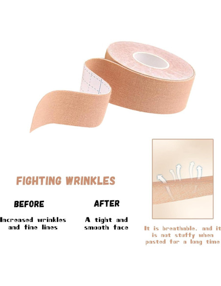 Cinta de Elevación Miofascial Facial Snmzlc 2 Rollos 2.5cm x 5m Cinta de Elevación Miofascial Facial Snmzlc 2 Rollos 2.5cm x 5m