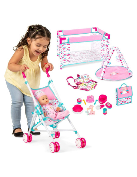 Muñeca Bebé Interactiva 34.29 cm con Accesorios - Mejor Opción