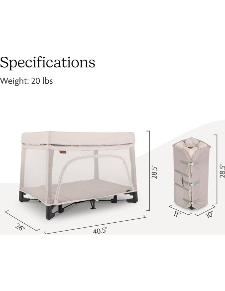 Cuna Portátil UPPAbaby Remi 3-en-1 con Colchón y Funda Cuna Portátil UPPAbaby Remi 3-en-1 con Colchón y Funda