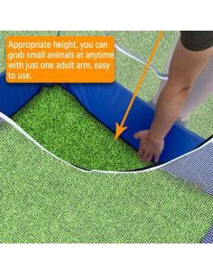 Parque de Juegos para Mascotas GABraden Azul 185x76 cm 2