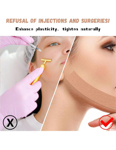 Cinta de Elevación Miofascial Facial Snmzlc 2 Rollos 2.5cm x 5m