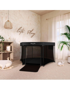 Parque Infantil Dream On Me Onyx Negro 136.2x136.2cm Ligero 2