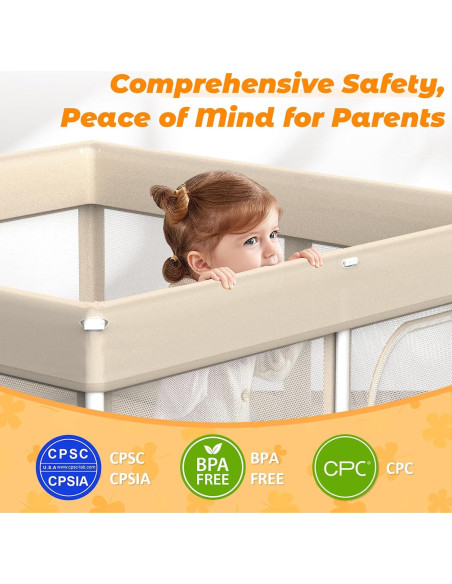 Corralito Plegable Omzer para Bebés 50x50 cm con Alfombra