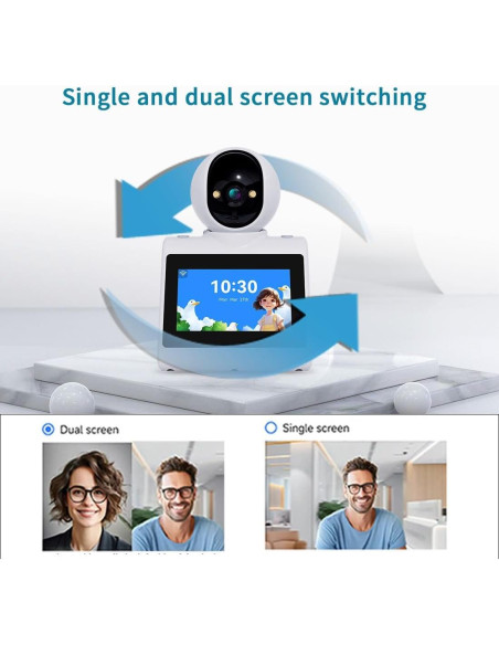 Cámara de Video Bidireccional CIAJIE 1080p WiFi para Mascotas