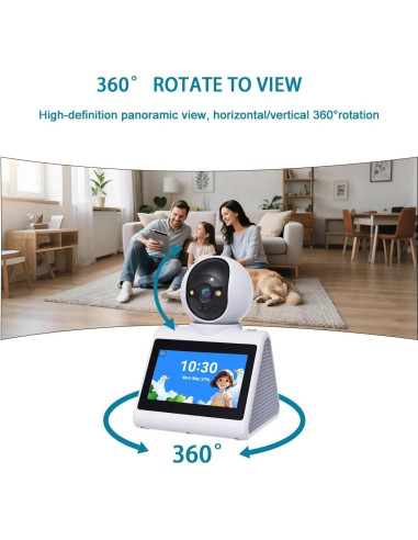 Cámara de Video Bidireccional CIAJIE 1080p WiFi para Mascotas